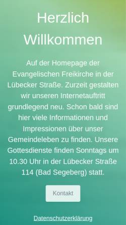 Vorschau der mobilen Webseite www.gegose.de, Gemeinde Gottes