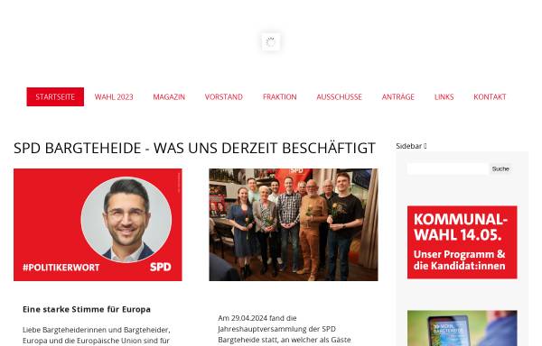 Vorschau von www.spd-bargteheide.de, SPD-Ortsverein Bargteheide