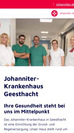 Vorschau der mobilen Webseite www.johanniter.de, Babygalerie des Johanniter Krankenhauses