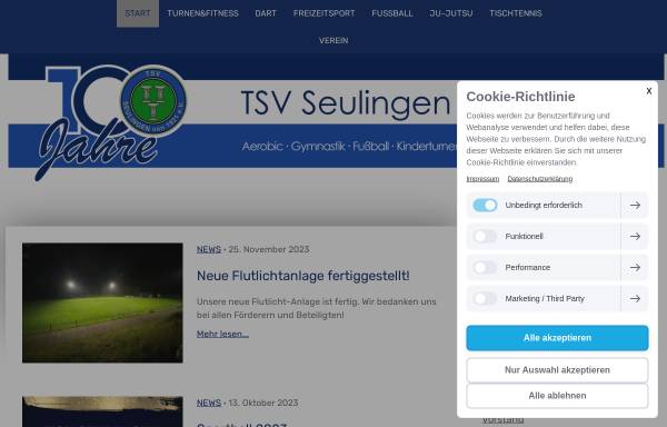 Vorschau von www.tsv-seulingen.de, TSV-Seulingen von 1921 e.V.