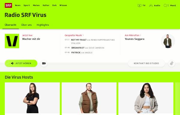 Vorschau von virus.ch, Virus
