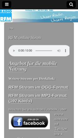 Vorschau der mobilen Webseite www.rundfunk-meissner.org, RundFunk-Meissner.org