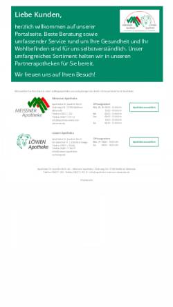 Vorschau der mobilen Webseite www.kirch-apotheken-werra-meissner.de, Meissner-Apotheke