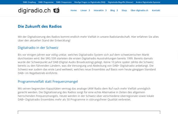 Vorschau von www.digiradio.ch, Digitalradio Schweiz