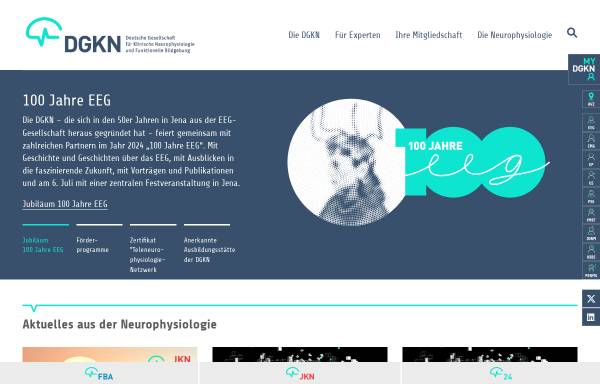 Vorschau von dgkn.de, Deutsche Gesellschaft für Klinische Neurophysiologie (DGKN)
