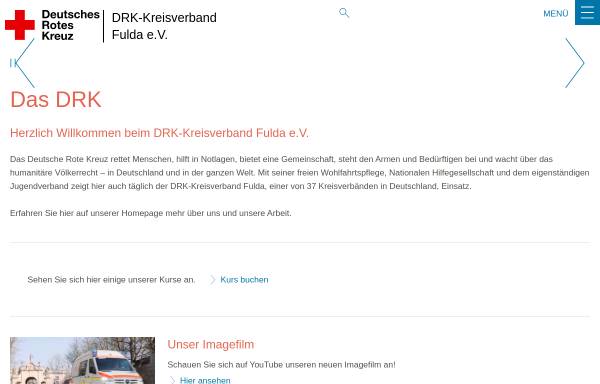 Vorschau von www.drk-fulda.de, DRK - Kreisverband Fulda