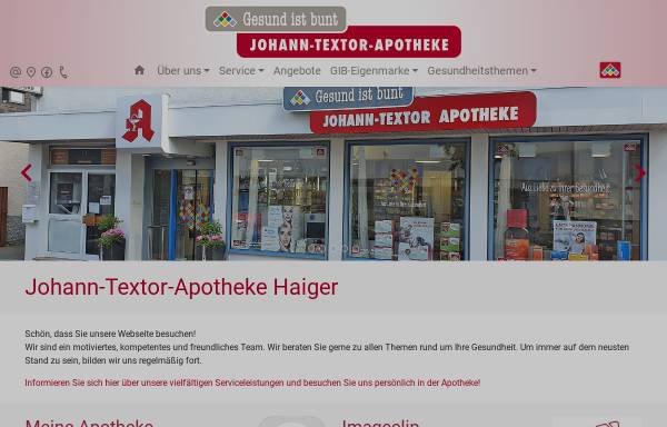 Vorschau von www.johann-textor-apotheke.de, Johann-Textor-Apotheke