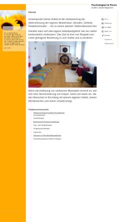 Vorschau der mobilen Webseite www.psychologischepraxis-wiesbaden.de, Psychologische Praxis Marlies Lübber-Mahir