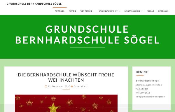 Vorschau von www.bernhardschule.de, Bernhardschule Sögel