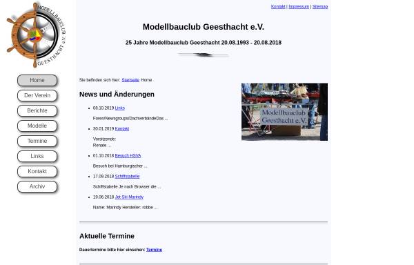 Vorschau von www.mcgeesthacht.de, Modellbauclub Geesthacht e.V.