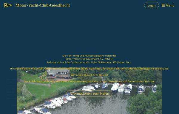 Vorschau von www.mycg-elbe.de, Motor-Yacht-Club Geesthacht e.V. von 1973