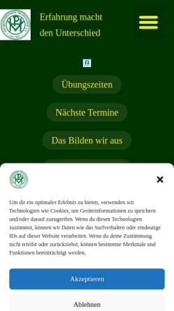 Vorschau der mobilen Webseite phv-neumuenster.de, Polizeihundverein Neumünster e. V.