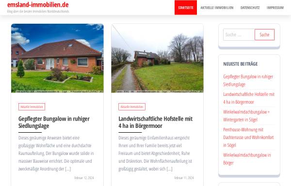 Vorschau von www.emsland-immobilien.de, Tebbel Immobilien GmbH