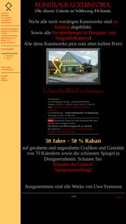 Vorschau der mobilen Webseite www.kunsthaus-eckernfoerde.de, Kunsthaus Eckernförde