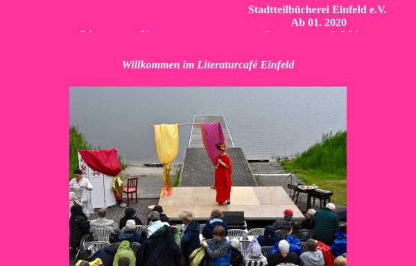 Vorschau von www.literaturcafe-einfeld.de, Förderverein Stadtteilbücherei Einfeld e.V.