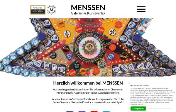 Vorschau von www.galerie-menssen.de, Galerie Menssen