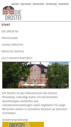 Vorschau der mobilen Webseite www.drostei.de, Landdrostei
