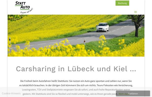 Vorschau von www.stattauto-kiel.de, StattAuto Kiel, CarSharing GmbH