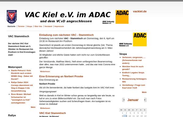 Vorschau von www.vackiel.de, VAC Kiel