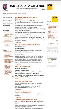 Vorschau der mobilen Webseite www.vackiel.de, VAC Kiel