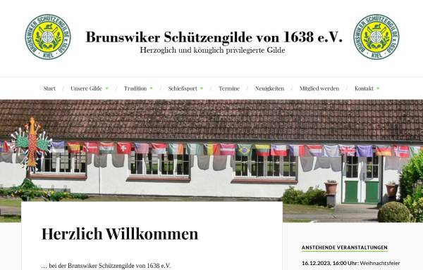 Vorschau von www.bsg-kiel.de, Brunswiker Schützengilde von 1638 e.V.