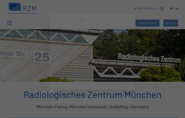 Vorschau von rzm.de, RZM Radiologisches Zentrum München-Pasing