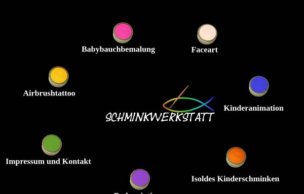 Vorschau von www.isoldeskinderschminken.de, Kinderschminken, Isolde Zöllner
