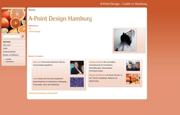 Vorschau von a-point-design.de, Kinderschminken-Hamburg, Katrin Heuer