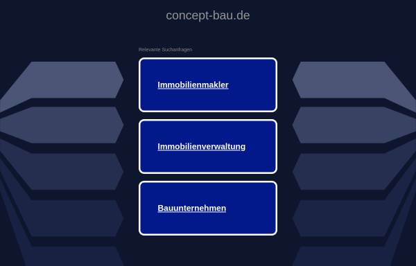 Vorschau von www.concept-bau.de, B-T-B concept-bau GmbH