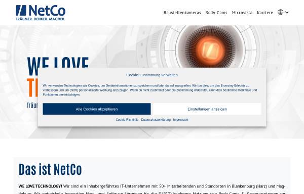 Vorschau von www.netco.de, NetCo Professional Services GmbH