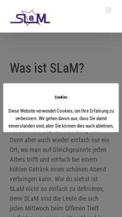 Vorschau der mobilen Webseite www.slam-moers.de, SLaM and Friends Moers e.V.