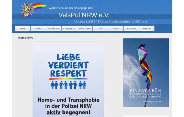 Vorschau von www.velspol-nrw.de, VelsPol NRW e.V.