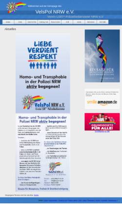 Vorschau der mobilen Webseite www.velspol-nrw.de, VelsPol NRW e.V.