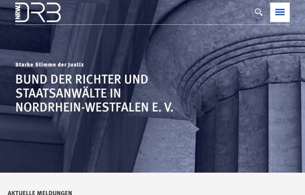 Vorschau von www.drb-nrw.de, Deutscher Richterbund (DRB), Landesverband Nordrhein-Westfalen