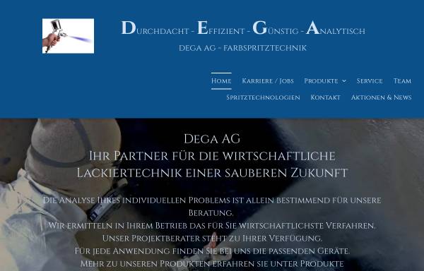 Vorschau von dega.ch, DEGA AG