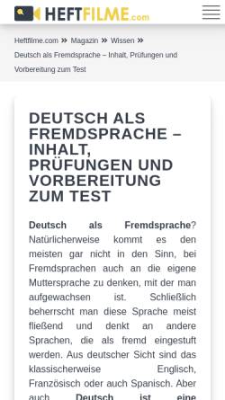 Vorschau der mobilen Webseite www.godaf.de, Godaf