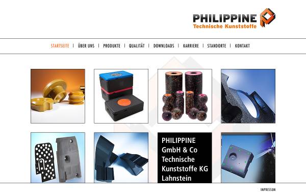 Vorschau von www.philippine.de, Philippine-Saarpor Unternehmensgruppe