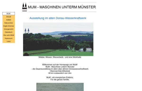 Vorschau von mum-wasserkraft.de, Maschinen unterm Münster