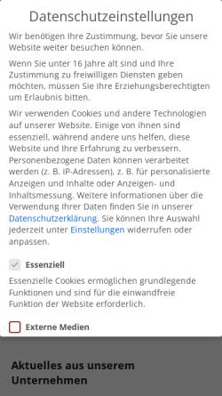 Vorschau der mobilen Webseite www.diakonie-bethanien.de, Diakonisches Werk Bethanien e.V.