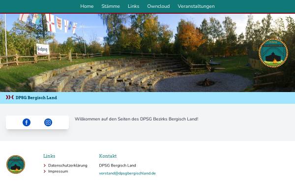 Vorschau von www.dpsgbergischland.de, DPSG Bezirk Bergisch Land