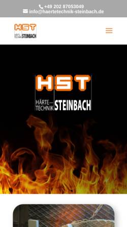 Vorschau der mobilen Webseite www.haertetechnik-steinbach.de, Härtetechnik Steinbach & Co