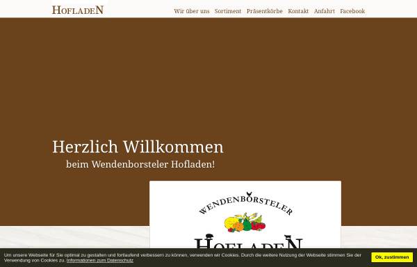 Vorschau von www.wendenborsteler-hofladen.de, Wendenborsteler Hofladen