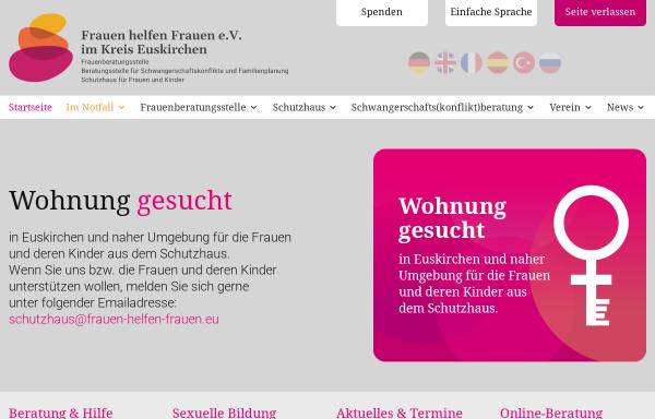 Vorschau von www.frauenhelfenfrauen-euskirchen.de, Frauen helfen Frauen e.V.