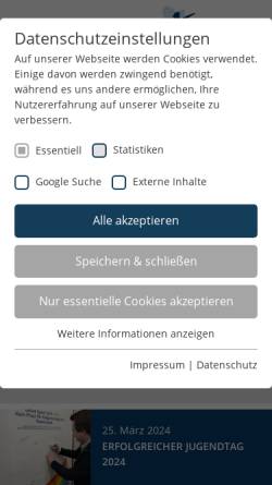 Vorschau der mobilen Webseite www.ksb-warendorf.de, Kreissportbund Warendorf e.V.