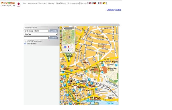 Vorschau von www.hot-maps.de, Stadtplan
