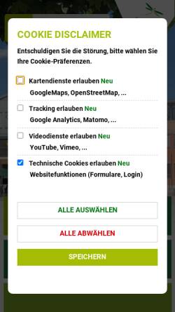 Vorschau der mobilen Webseite www.luebben.de, Lübben