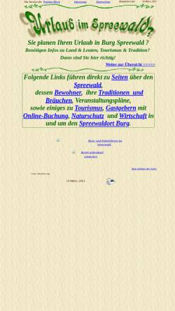 Vorschau der mobilen Webseite www.spreewald-urlaub.de, Urlaub im Spreewald