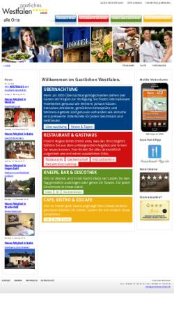 Vorschau der mobilen Webseite www.gastlicheswestfalen.de, Gastliches Westfalen