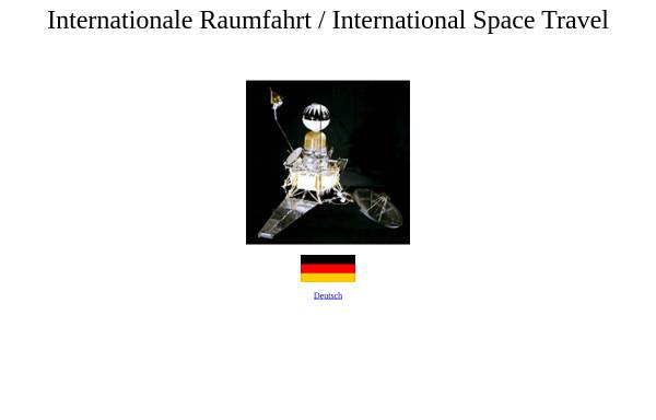 Vorschau von www.internationale-raumfahrt.de, Internationale Raumfahrt
