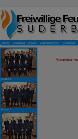 Vorschau der mobilen Webseite www.feuerwehr-suderburg.de, Freiwillige Feuerwehr Suderburg